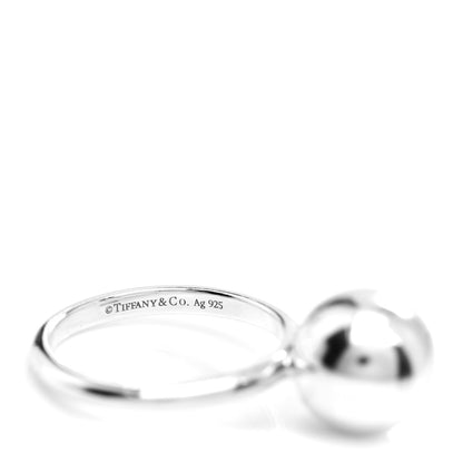 Tiffany Sterling Silver 12mm HardWear Ball Ring 58 8.5 5 of 5
