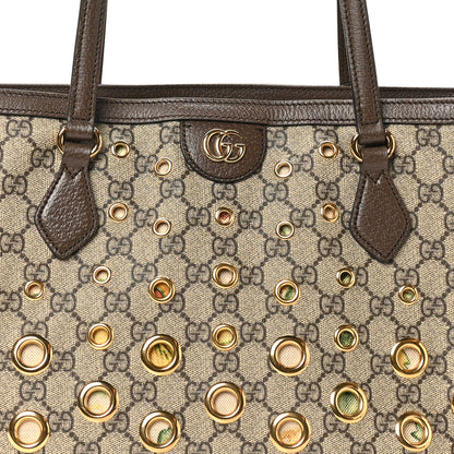 Gucci GG Supreme Eyelet Medium Ophidia Tote Bag 8 of 10
