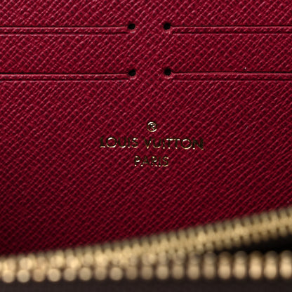 Louis Vuitton Monogram Clemence Wallet Fuchsia 6 of 10