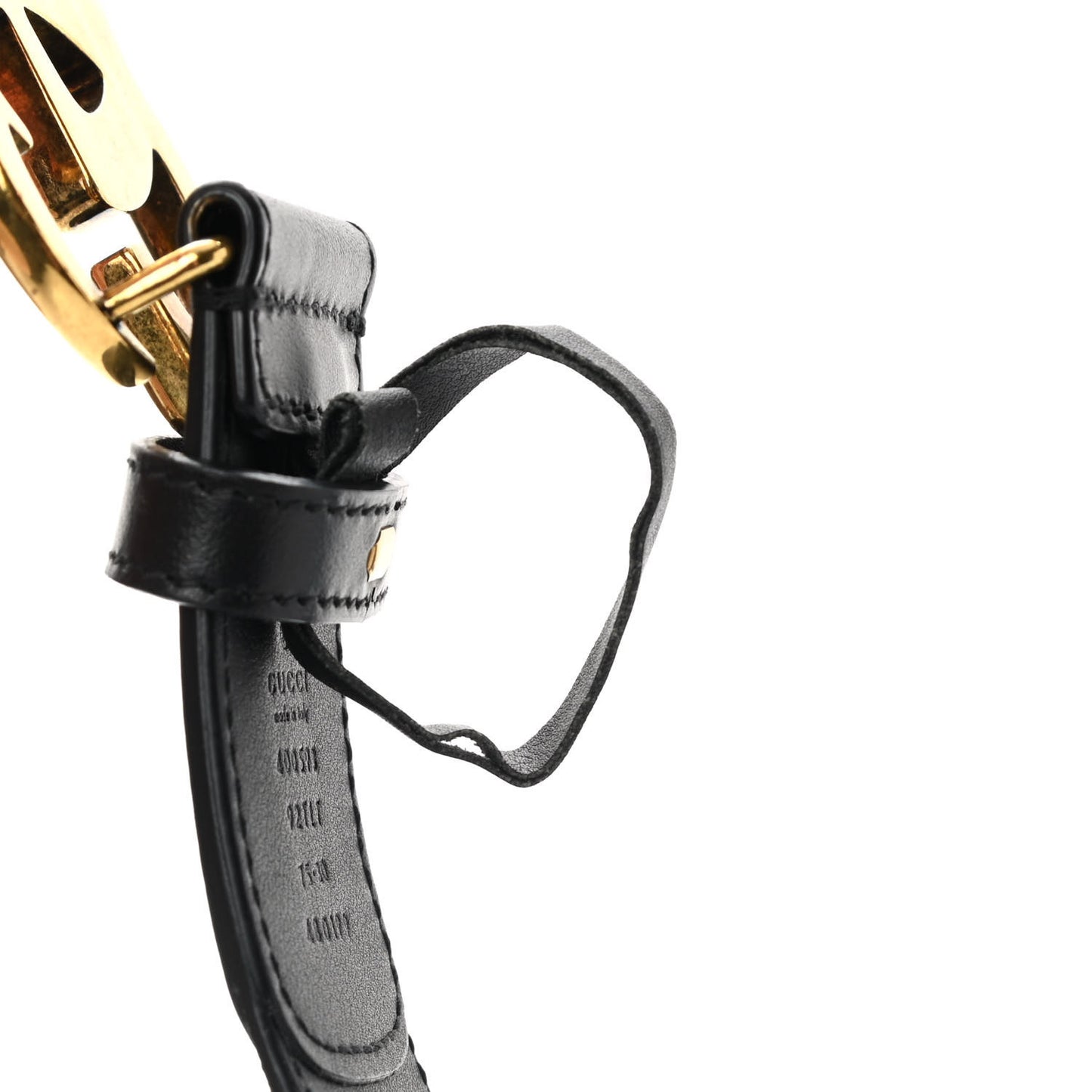 GG Supreme Monogram Matte Plutone Calfskin Double G 40mm Belt 75 30 Beige Ebony Black