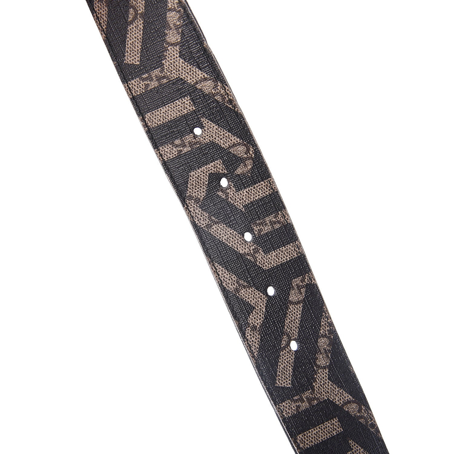 Gucci GG Supreme Monogram Caleido Interlocking G Belt 100 40 Dark Brown 6 of 7