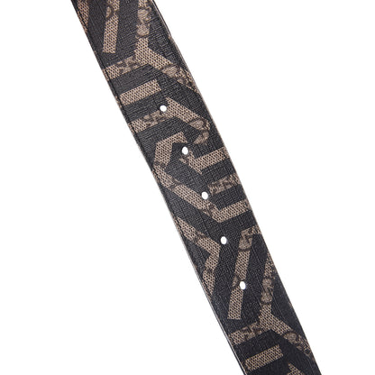 Gucci GG Supreme Monogram Caleido Interlocking G Belt 100 40 Dark Brown 6 of 7