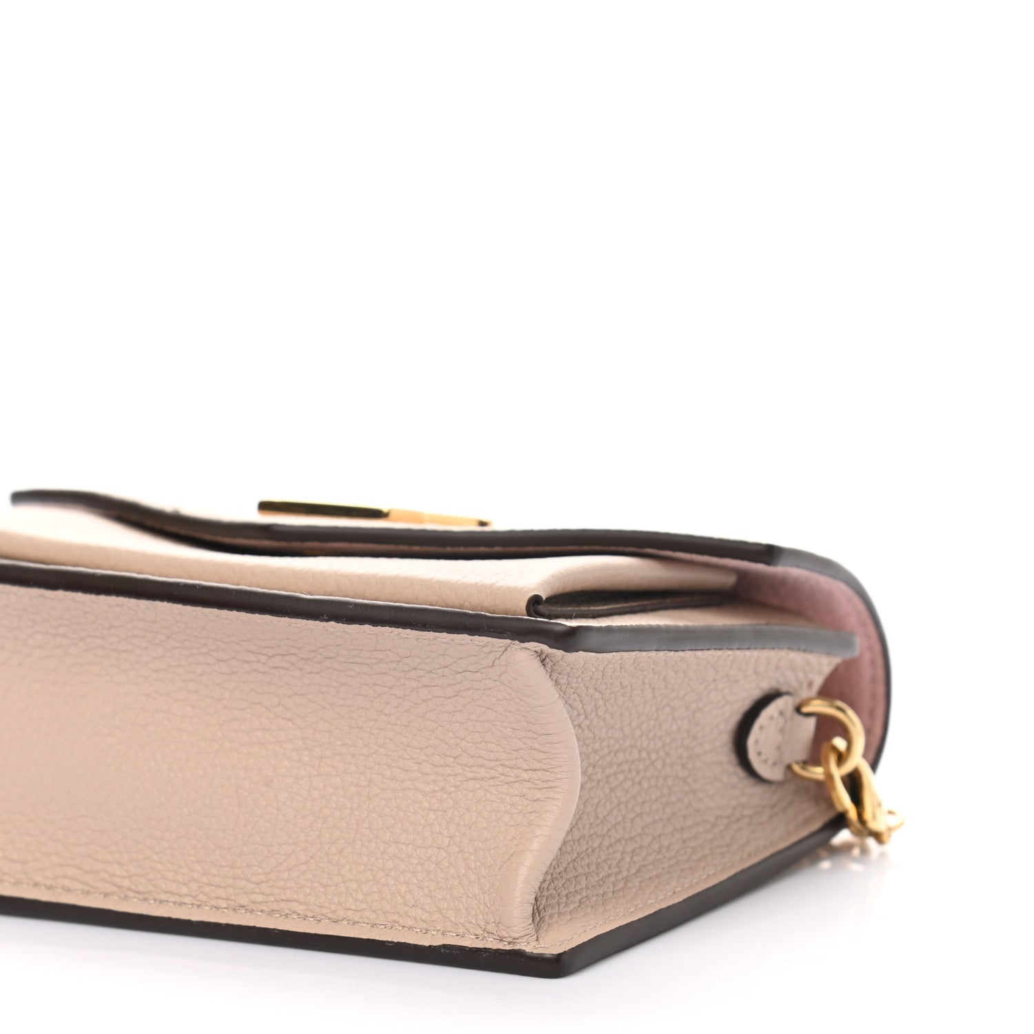 Louis Vuitton Soft Calfskin Mini My Lockme Chain Pochette Greige 9 of 9