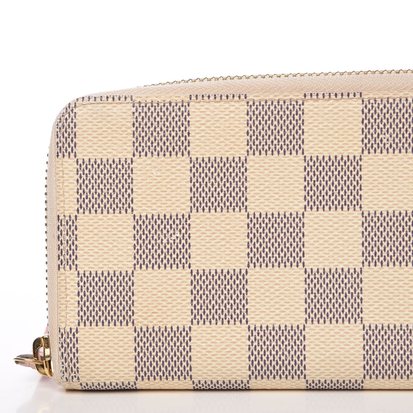 Damier Azur Clemence Wallet Rose Ballerine