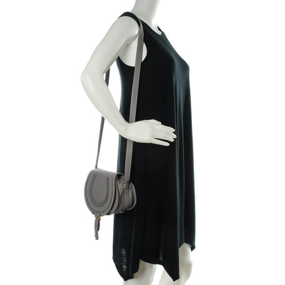 Chloe Calfskin Mini Marcie Round Crossbody Bag Cashmere Grey 2 of 9