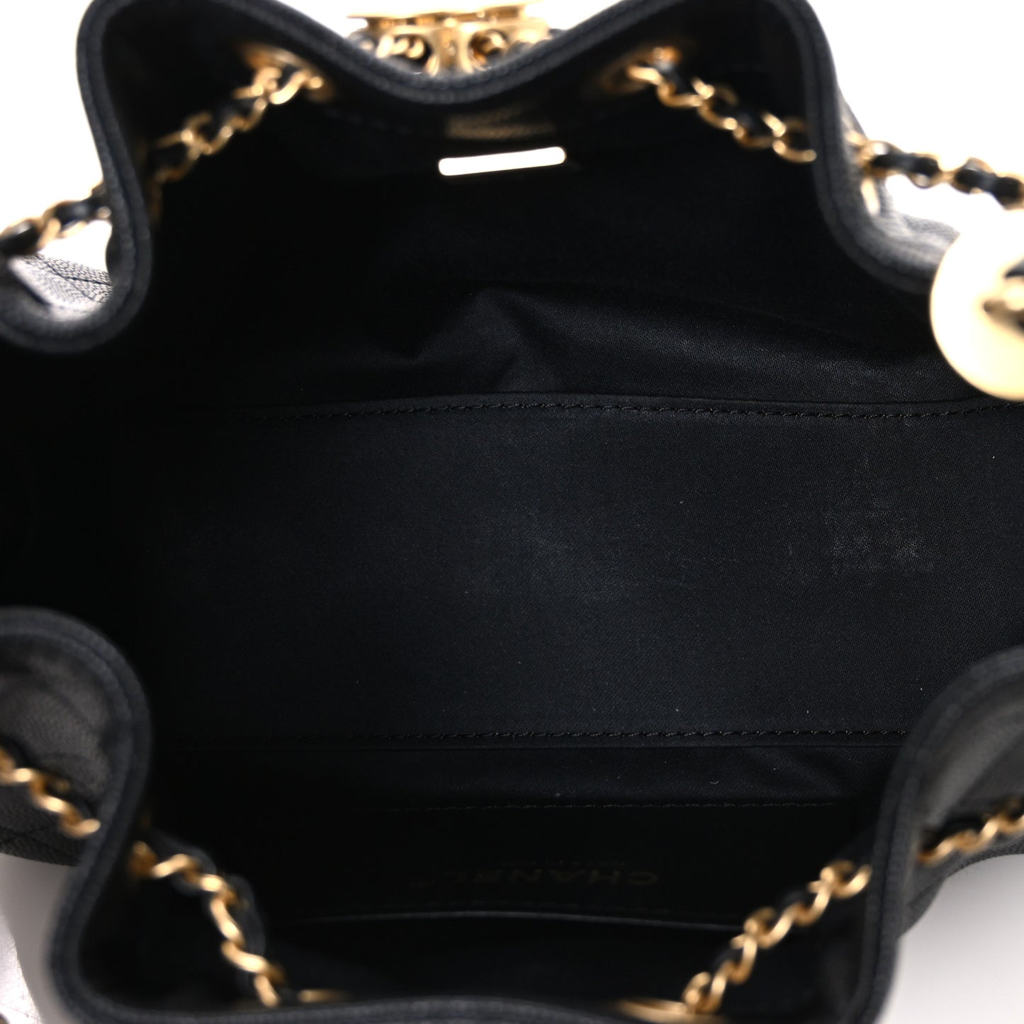 Caviar Quilted Mini Chanel 25 Handbag Black