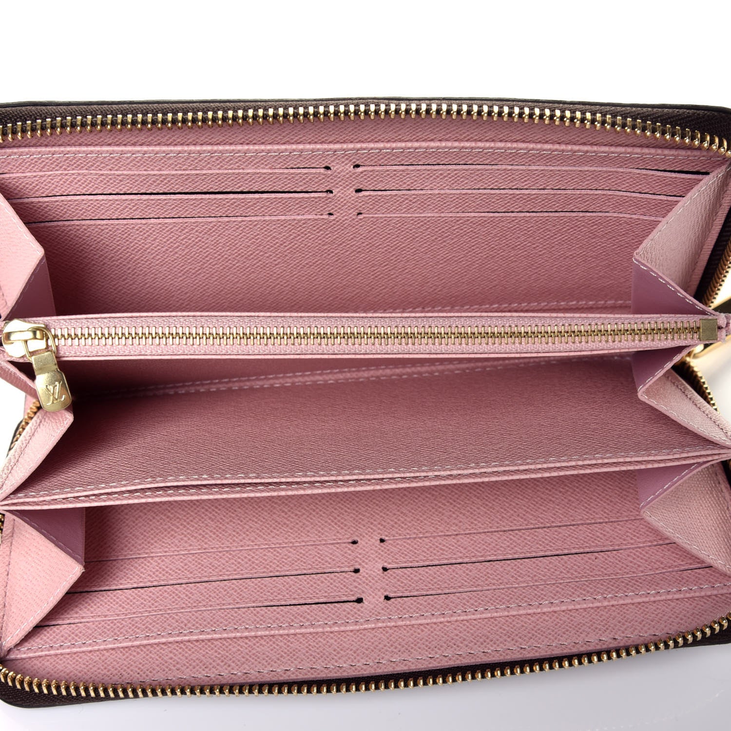 Louis Vuitton Monogram Zippy Wallet Rose Ballerine 5 of 8