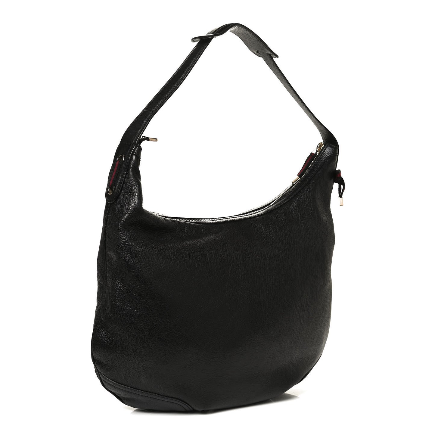 Calfskin Large Princy Hobo Black