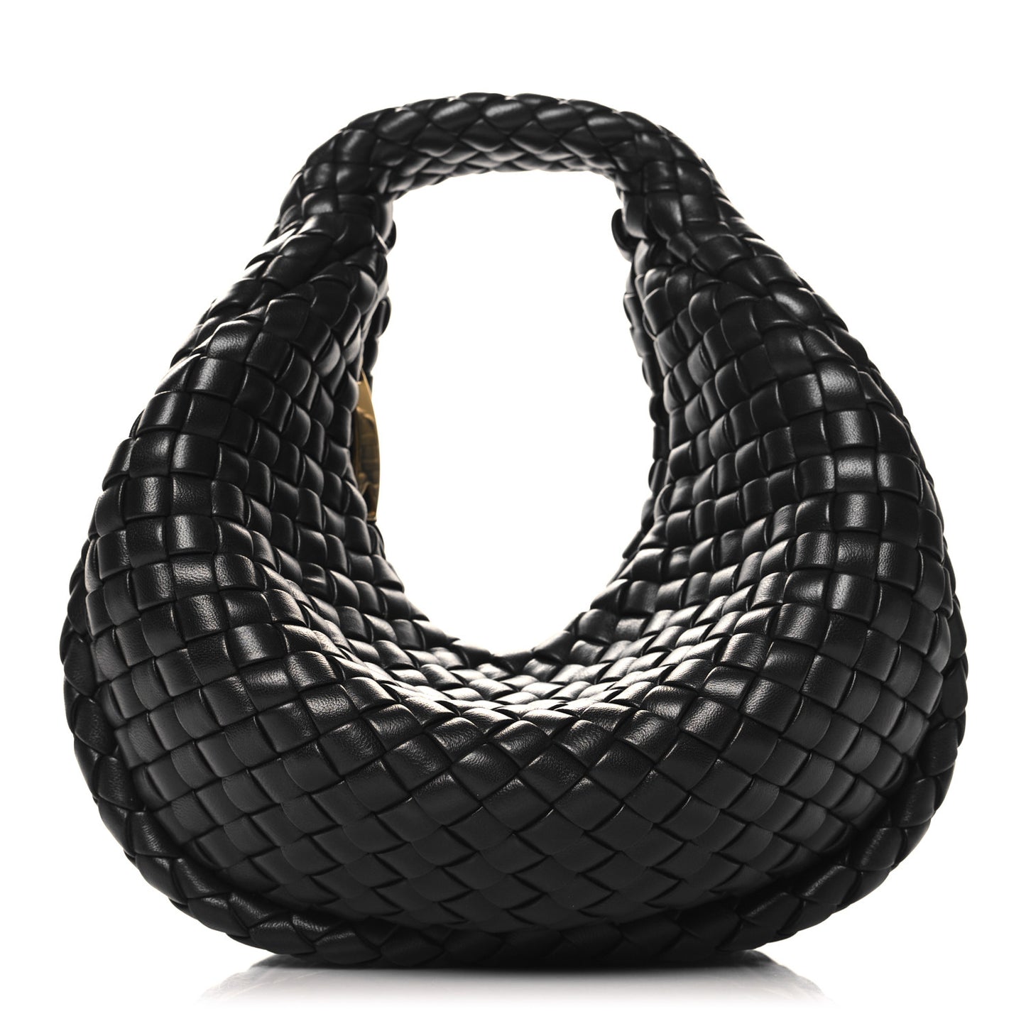 Lambskin Intrecciato Mini Padded Jodie Black