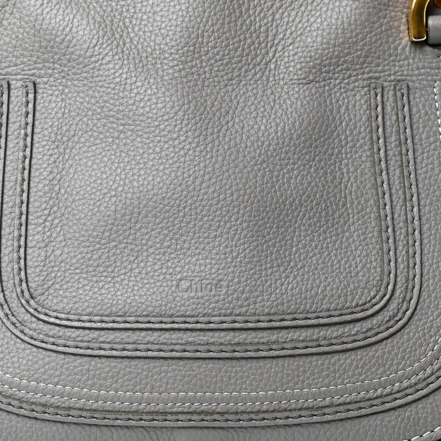 Calfskin Medium Marcie Satchel Cashmere Grey