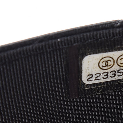 Chanel Lambskin Quilted Wallet On Chain WOC Black 8 of 11