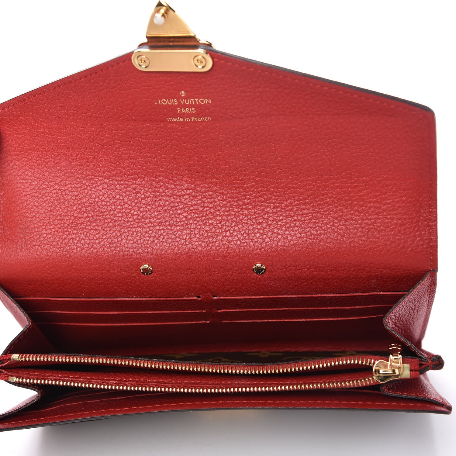 Louis Vuitton Monogram Pallas Wallet Cherry 5 of 9