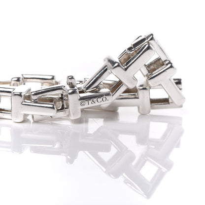 Tiffany Sterling Silver T Chain Bracelet 4 of 6