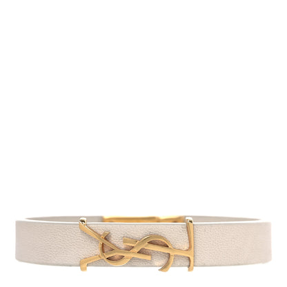 Saint Laurent Calfskin Opyum Bracelet M Crema Soft 1 of 10