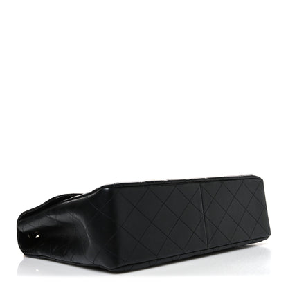 Chanel Lambskin Quilted XL Jumbo Single Flap Black 4 of 13