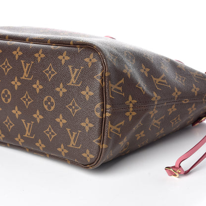 Louis Vuitton Monogram Articles de Voyage Ikat Neverfull MM Rose Velours 6 of 9