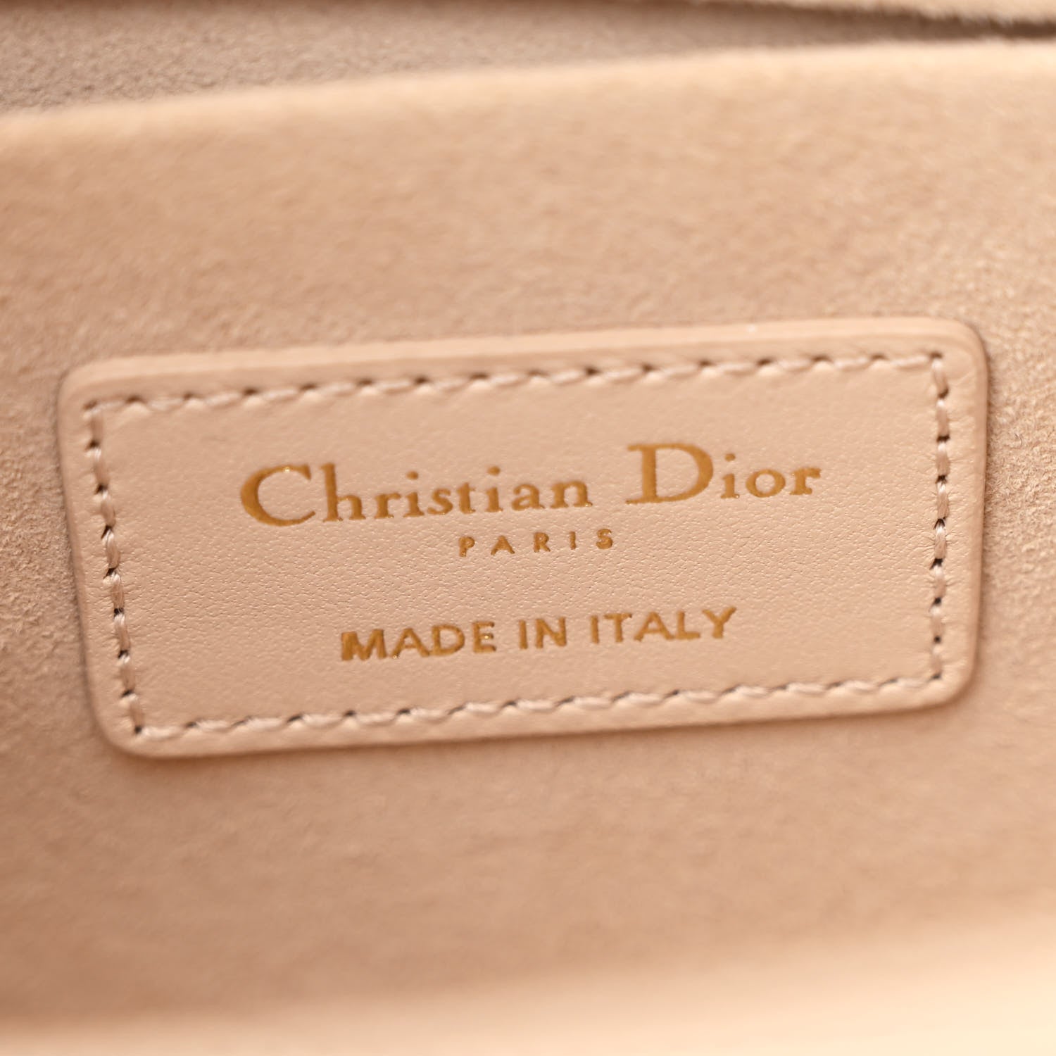 Christian Dior Lambskin Cannage Medium Lady D-Joy Beige Aesthetic 6 of 15