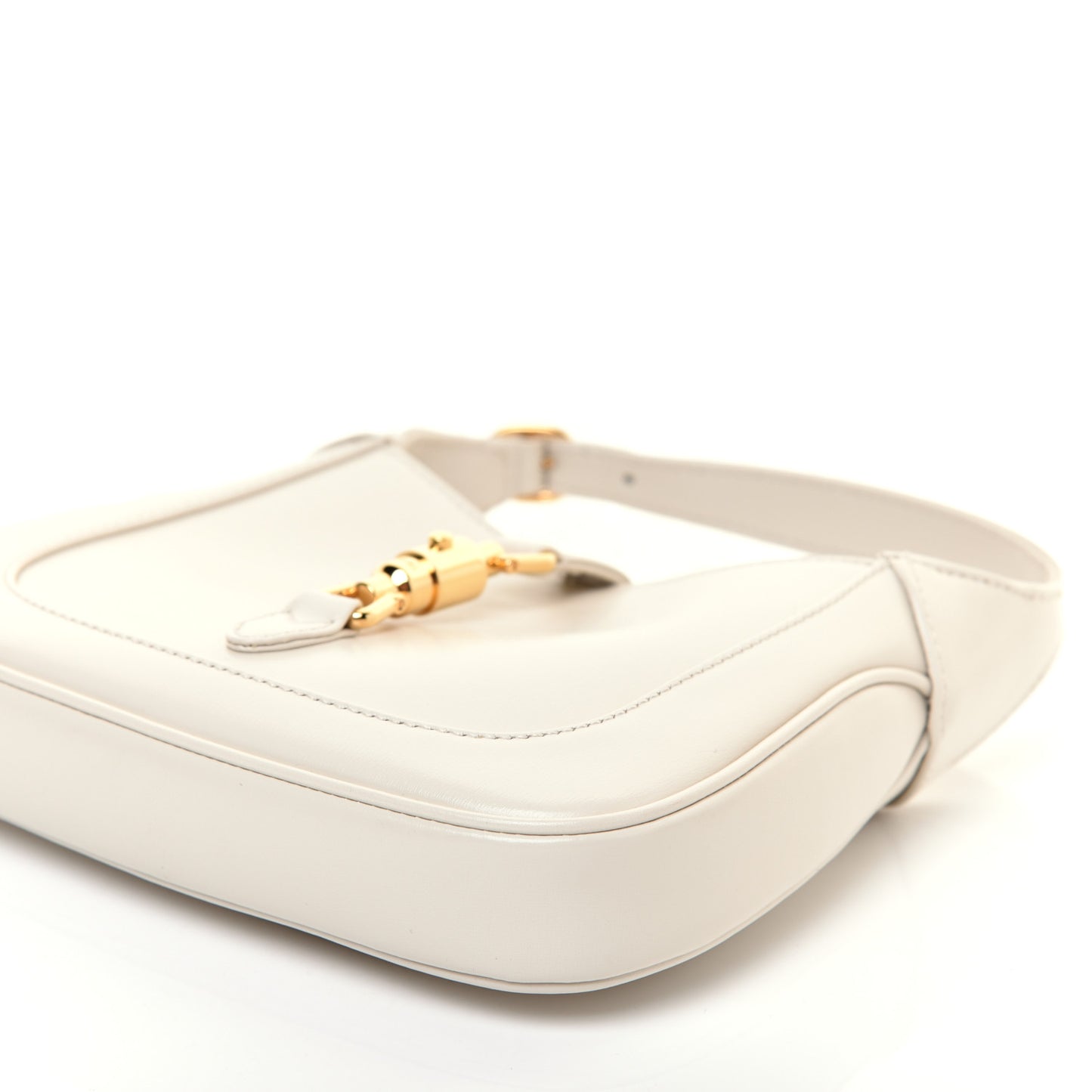 Boarded Dyana Lux Calfskin Mini Jackie 1961 Hobo Mystic White