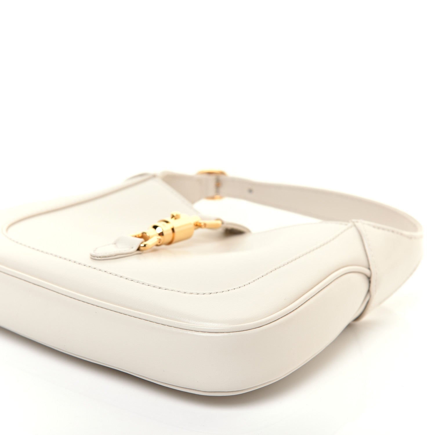 Gucci Boarded Dyana Lux Calfskin Mini Jackie 1961 Hobo Mystic White 7 of 13