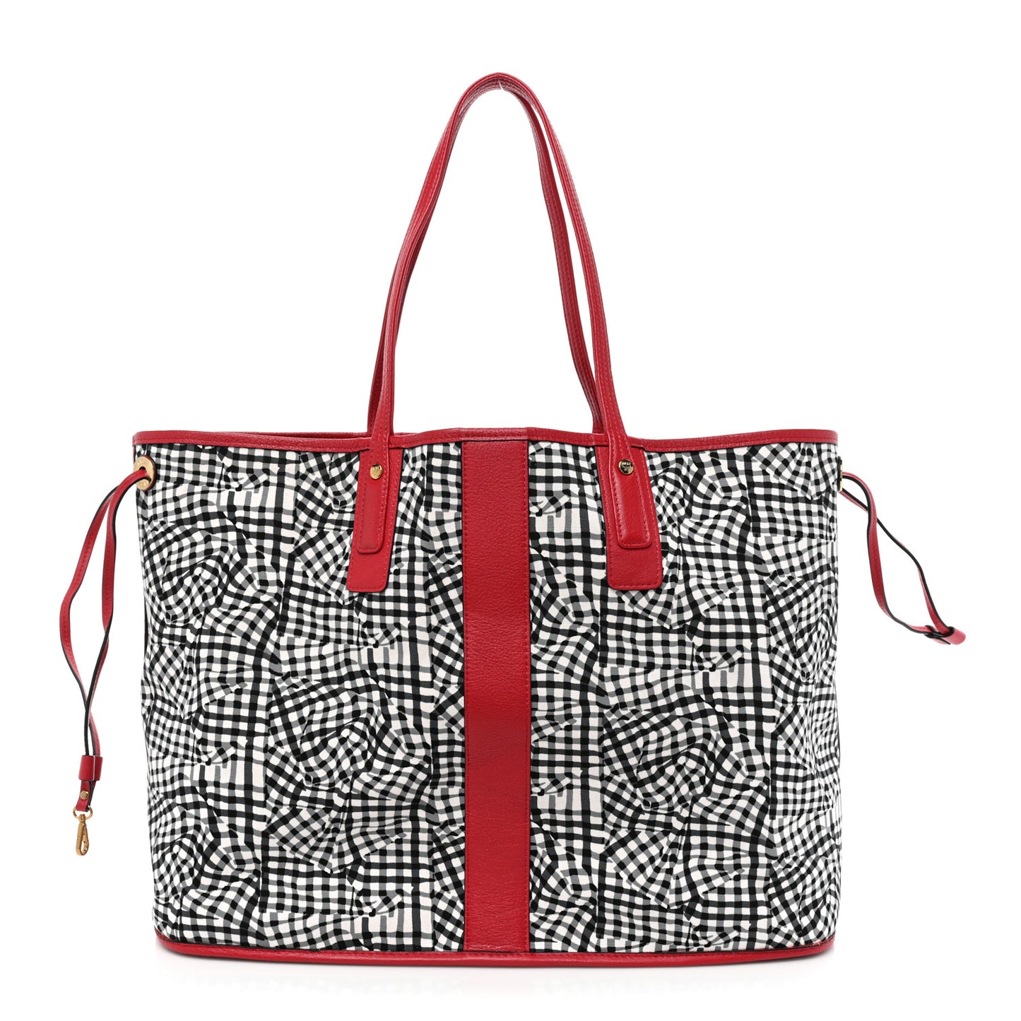 Visetos Large Liz Reversible Shopper Tote Ruby Red