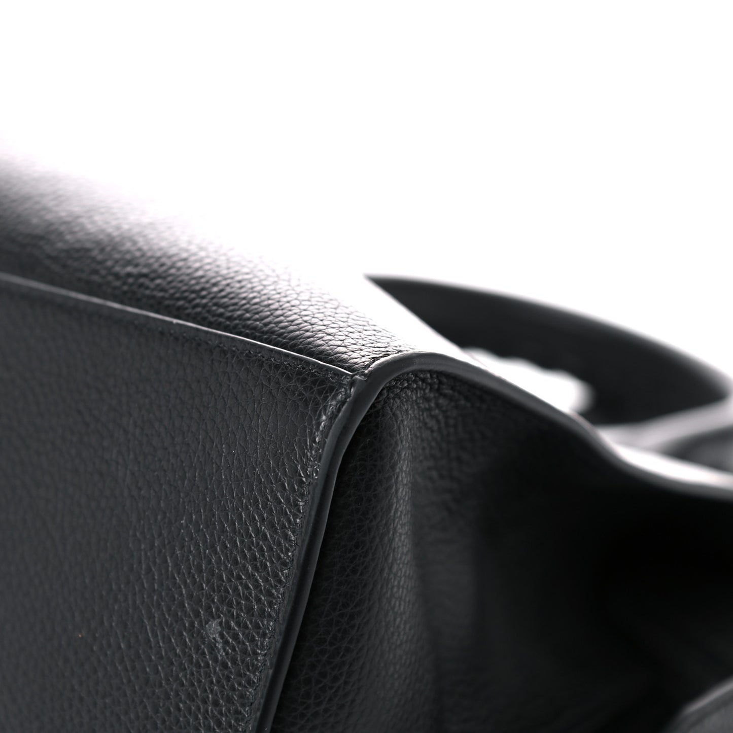 Grained Calfskin Black Hardware Neo Classic City Black