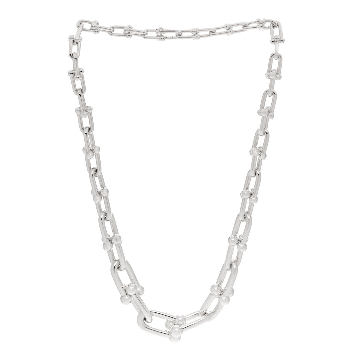 Sterling Silver HardWear Graduated Link Necklace