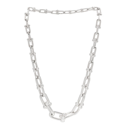 Tiffany Sterling Silver HardWear Graduated Link Necklace 3 of 6