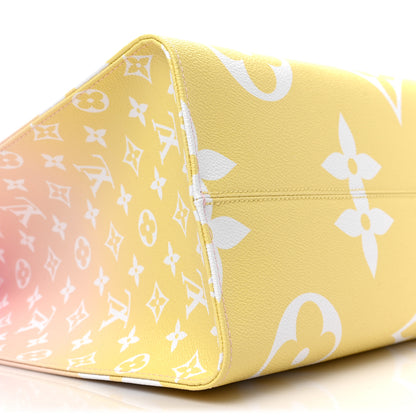 Louis Vuitton Monogram Giant By The Pool OnTheGo GM Light Pink 7 of 8