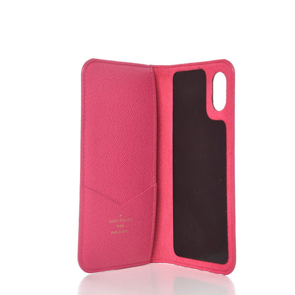 Louis Vuitton Monogram iPhone X Folio Case Rose Pop 5 of 7