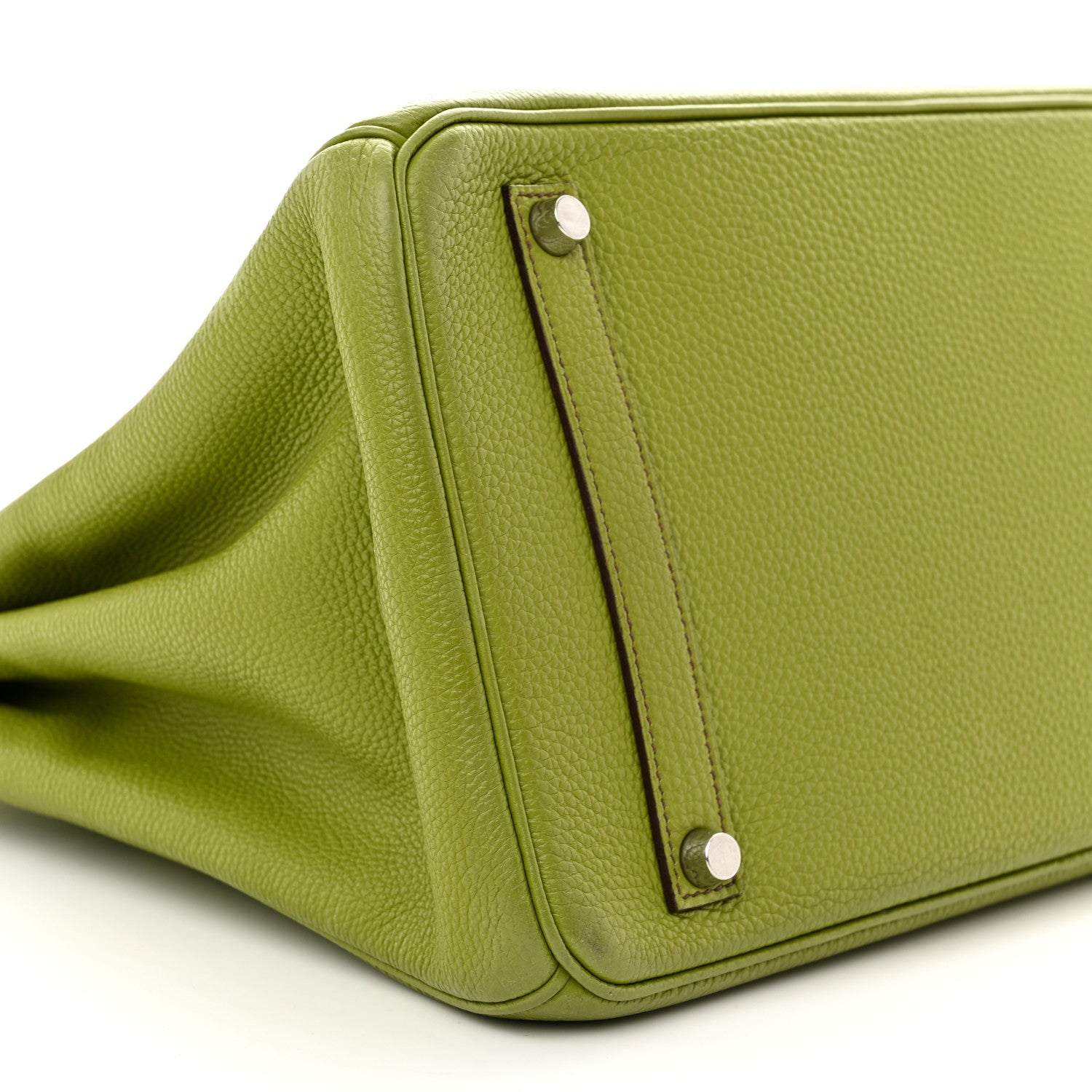 Hermes Togo BIRKIN 35 Vert Anis 9 of 11