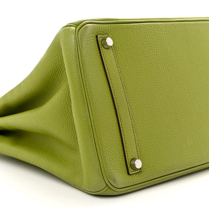 Hermes Togo BIRKIN 35 Vert Anis 9 of 11