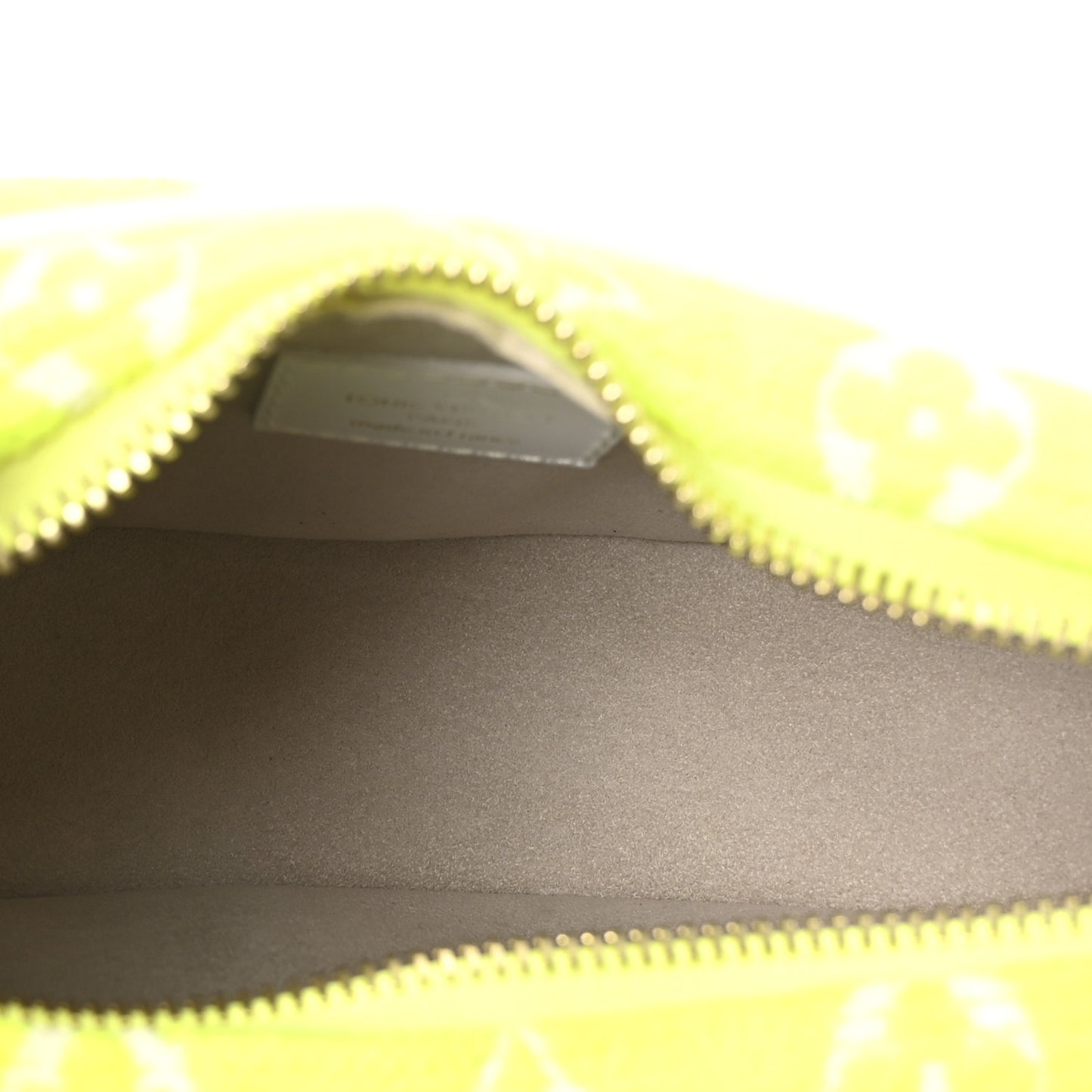 Monogram Jacquard Velvet Loop Yellow