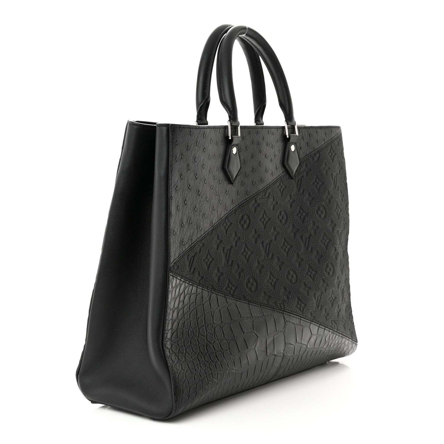 Louis Vuitton Ostrich Crocodile Empreinte Monogram Grand Sac 4 of 14