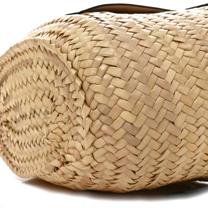 Loewe Raffia Small Basket Tote Bag Natural Tan 8 of 8