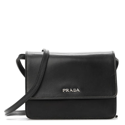Prada Box Calfskin Mini Bag Black 1 of 10