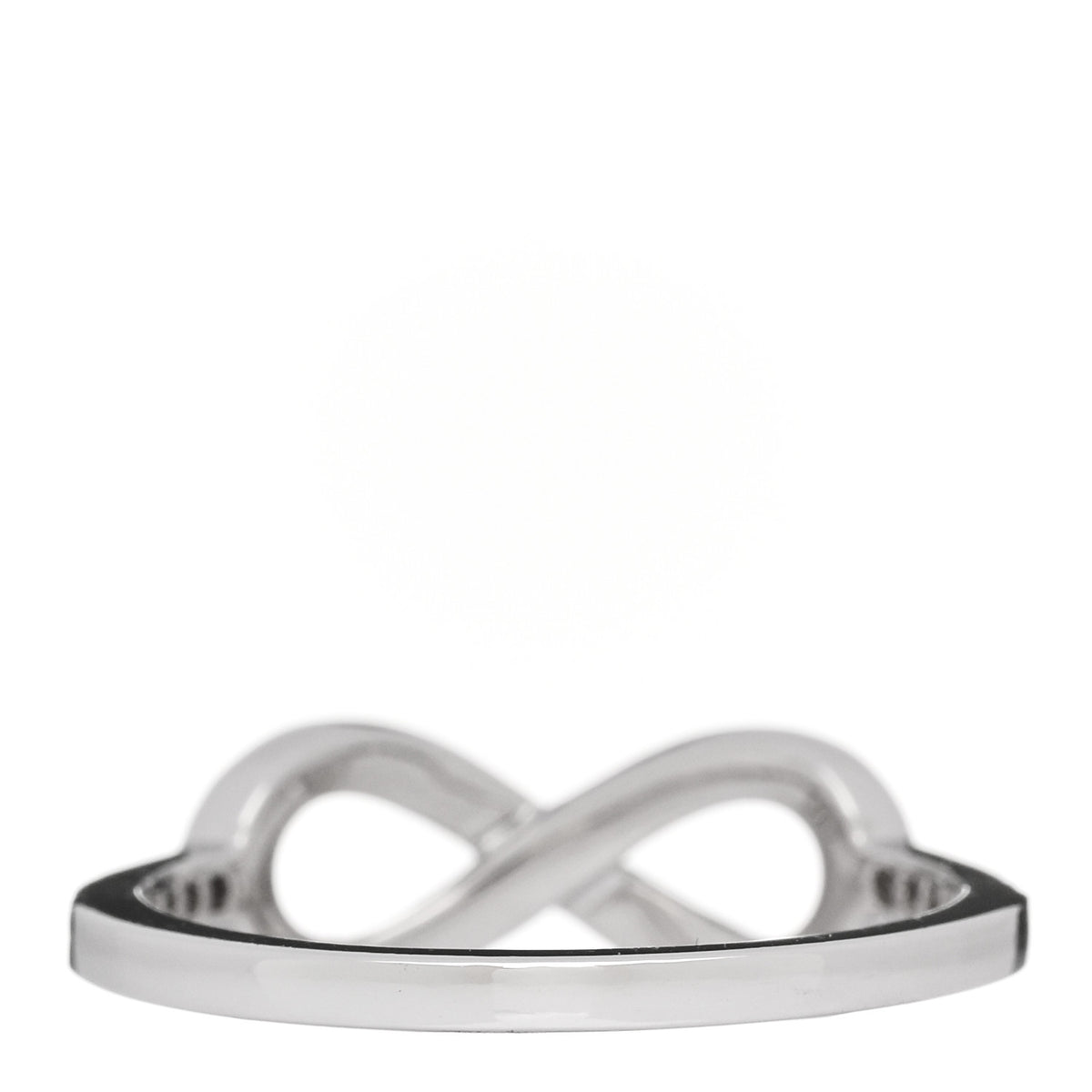 Tiffany Platinum Diamond Infinity Ring 54 6.75 3 of 5