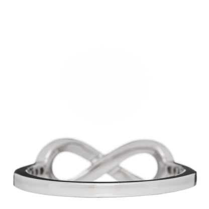 Tiffany Platinum Diamond Infinity Ring 54 6.75 3 of 5