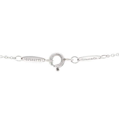 Tiffany Sterling Silver Elsa Peretti Zodiac Aquarius Pendant Necklace 5 of 5