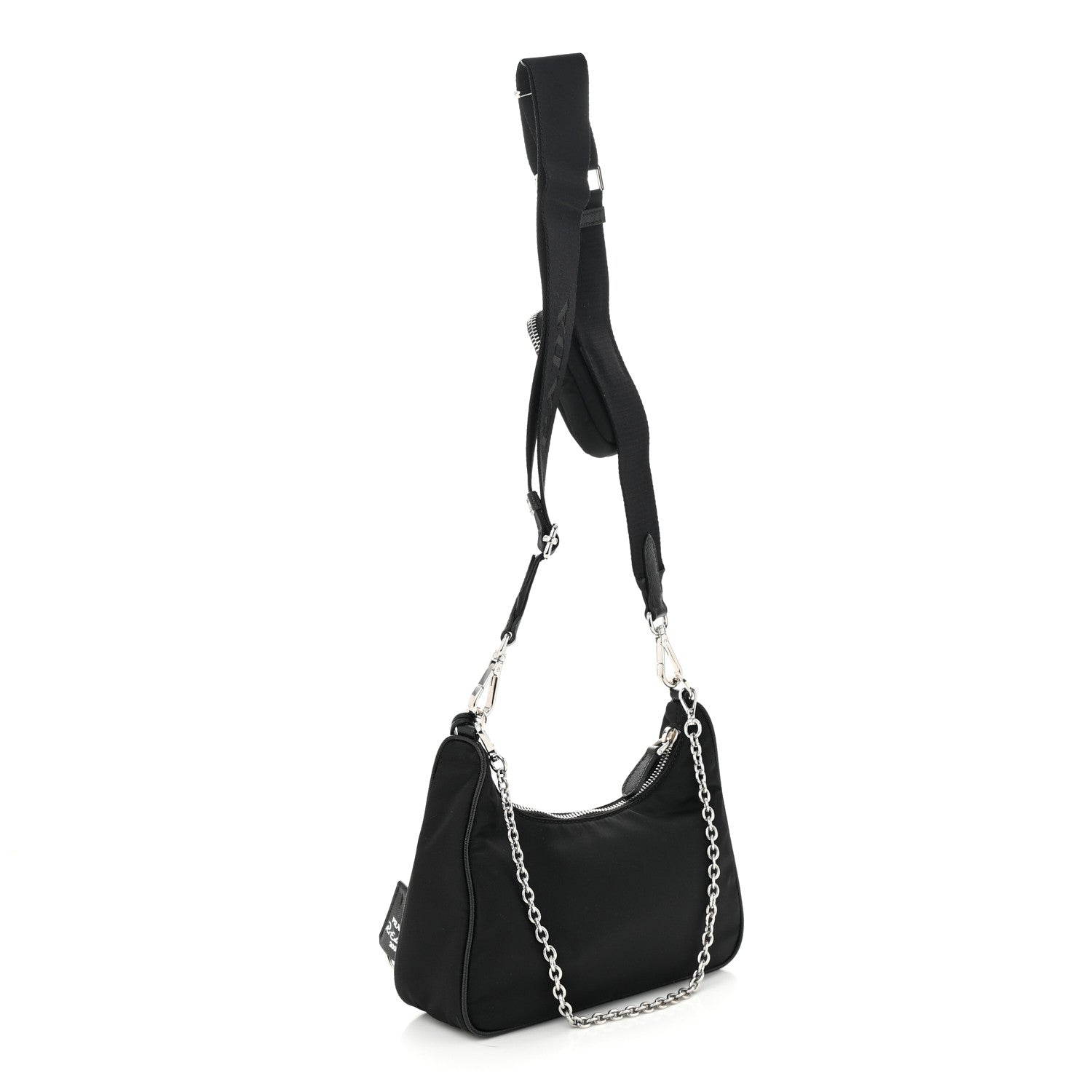 Prada Nylon Re-Edition 2005 Shoulder Bag Black 3 of 11