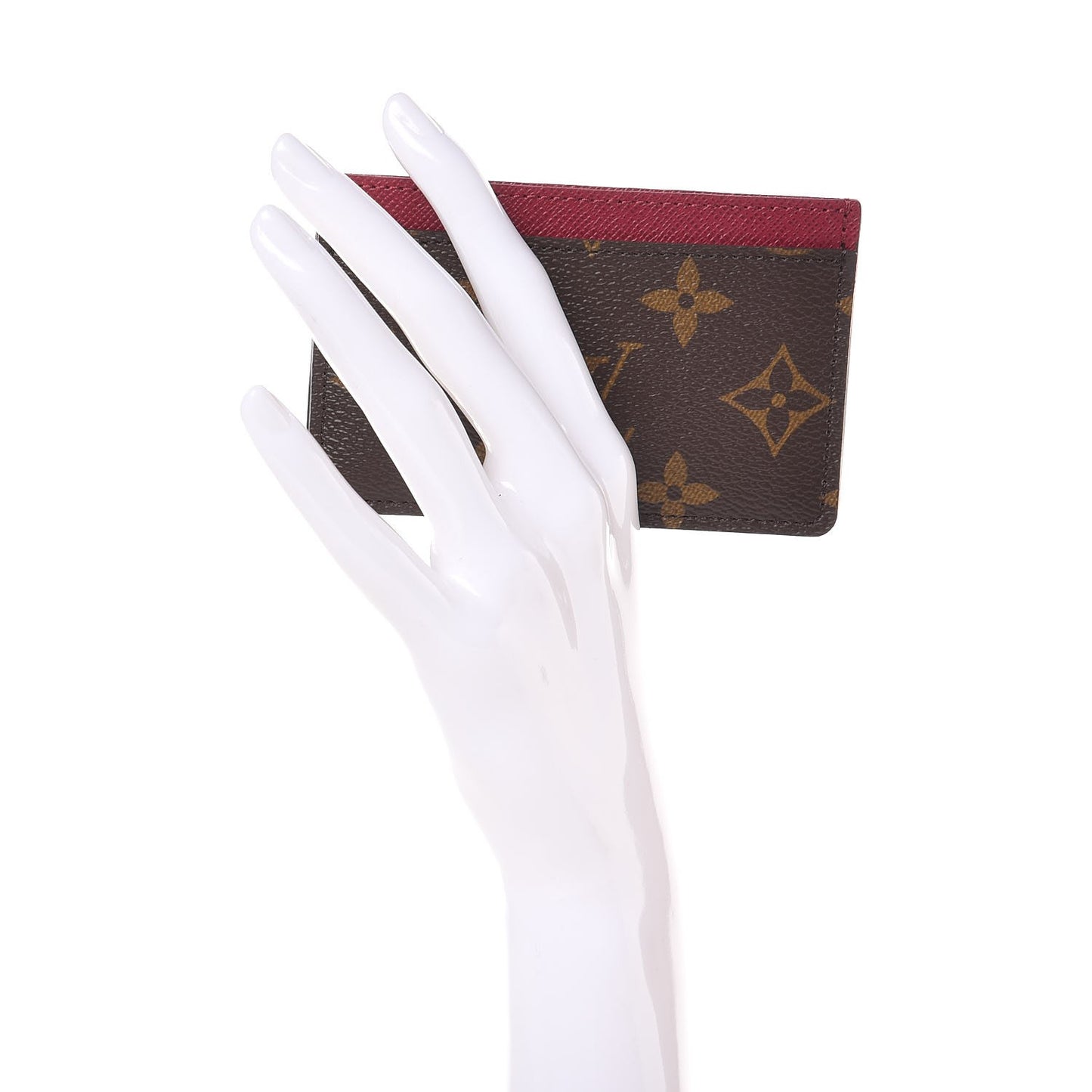 Monogram Card Holder Fuchsia