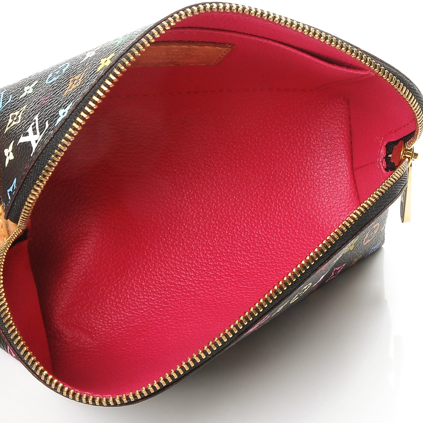 Monogram Multicolor Cosmetic Pouch Black Grenade