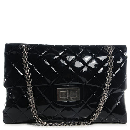 Chanel Vinyl XXL Reissue Flap Black 1 of 8