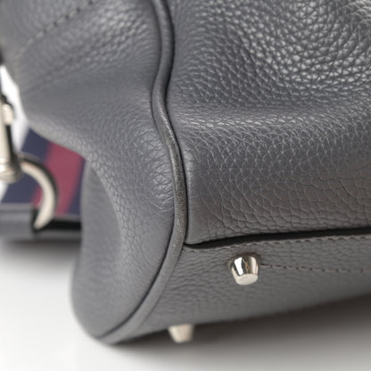 Marc Jacobs Pebbled Calfskin Gotham Bauletto Satchel Grey 11 of 16