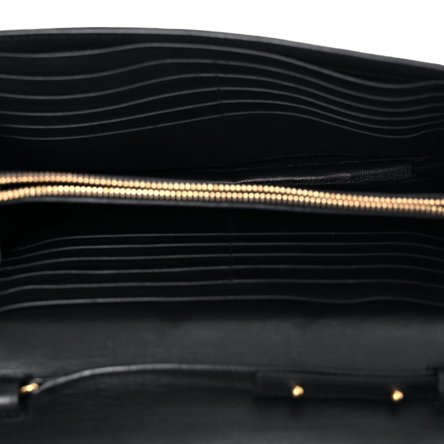 Saint Laurent Calfskin Classic Y Ligne Chain Wallet Black 5 of 20