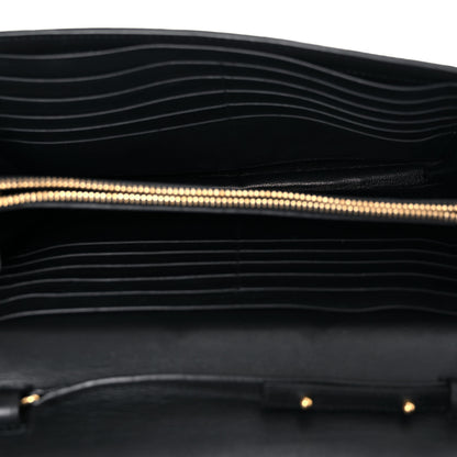 Saint Laurent Calfskin Classic Y Ligne Chain Wallet Black 5 of 20