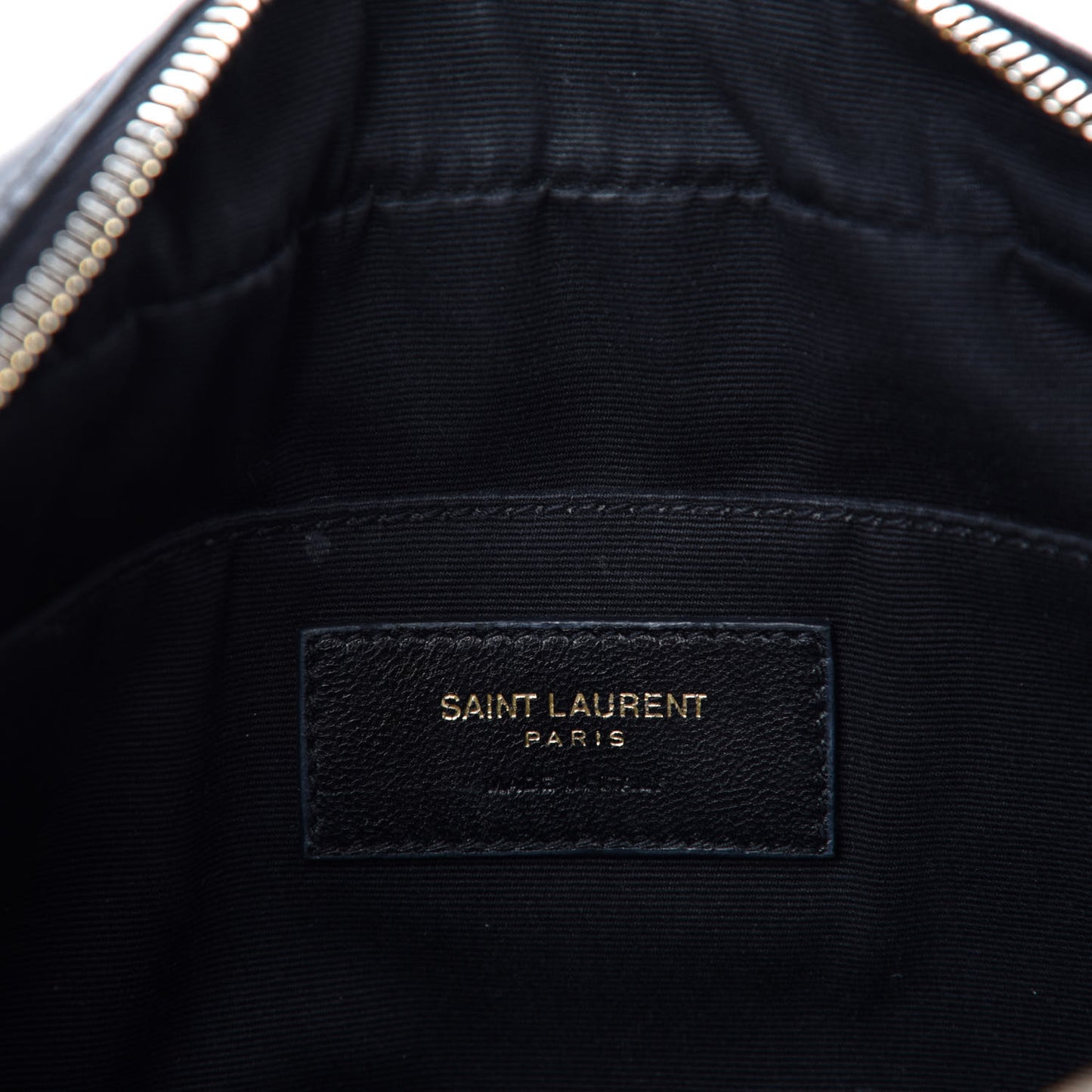 Calfskin Matelasse Monogram Lou Camera Bag Black