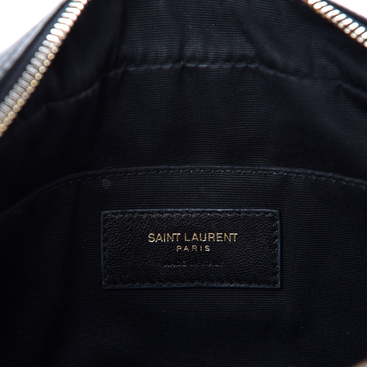 Saint Laurent Calfskin Matelasse Monogram Lou Camera Bag Black 10 of 12