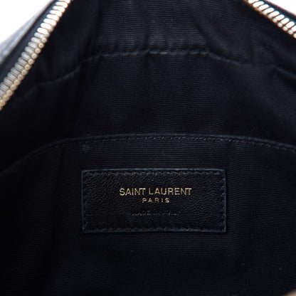 Saint Laurent Calfskin Matelasse Monogram Lou Camera Bag Black 10 of 12