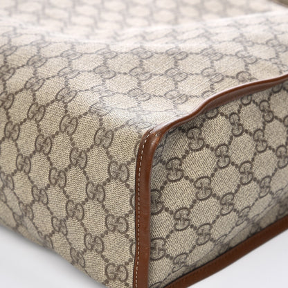 Gucci GG Plus Monogram Large Signature Web Loop Tote Brown 12 of 12