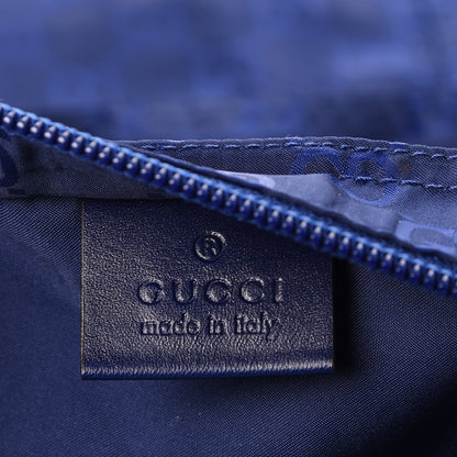 Gucci Nylon Monogram Large Tote Blue 6 of 8